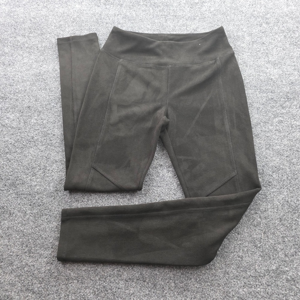 Vylette High Rise Ponte Leggings Black Skinny Pants Seamed Back Pockets S Womens